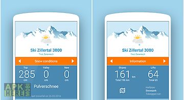 Snow report ski app