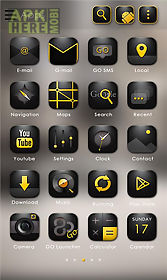 yellow in the black go theme
