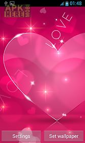 love hearts  live wallpaper
