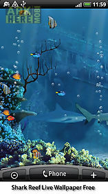 shark reef  free live wallpaper