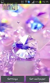 shiny diamonds live wallpaper