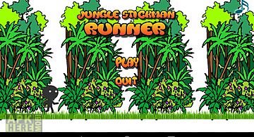 Jungle stickman runner