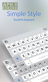 touchpal simple style theme