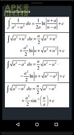 calculus maths formula