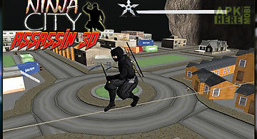 City ninja assassin warrior 3d