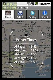 prayer times with google maps