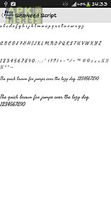 script fonts for flipfont
