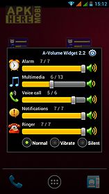 volume control widget