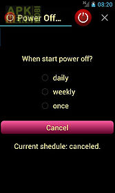 power off schedule