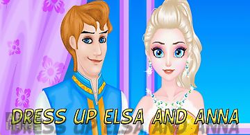 Dress up elsa and anna on a date