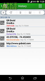 qr droid: code scanner