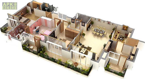 3d home floor plan designs