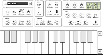 Common analog synthesizer
