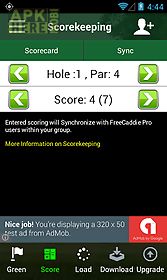 free golf gps app - freecaddie