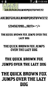 fonts for flipfont 50 10