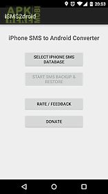 isms2droid - iphone sms import