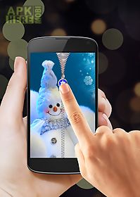 snowman zipper screen lock