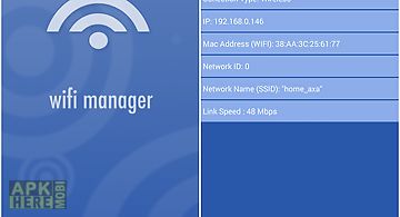 Wifi manager for android