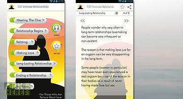 121 intimate relationships app