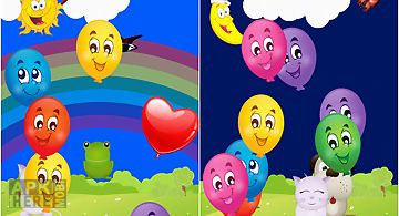Baby touch balloon pop game