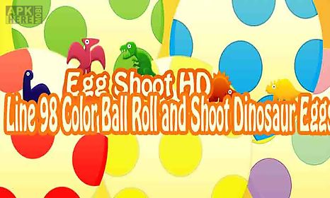dinosaur egg shoot hd - line 98 color ball roll
