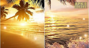 Beach sunset Live Wallpaper
