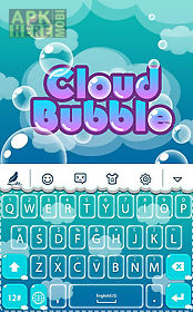 cloud bubble for keyboard