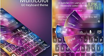 Go keyboard multicolor theme