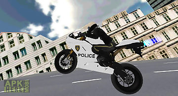 Police motorbike simulator 3d
