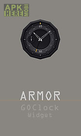 armor - clock widget