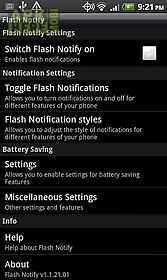 flash notify