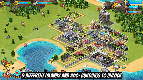 paradise city island sim