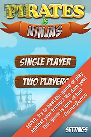 pirate vs ninja 2 player game