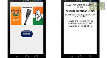 Delhi election result 2015 app