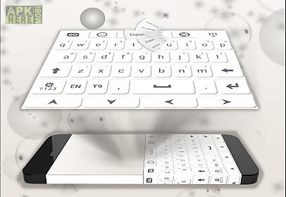 keyboard for android white