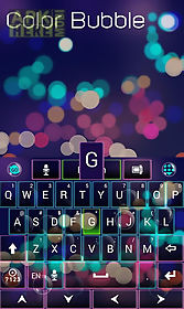 color bubble go keyboard theme