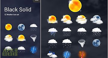 Realistic weather iconset hd