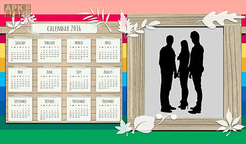 2016 calendar photo frames