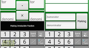 Simple fraction calculator
