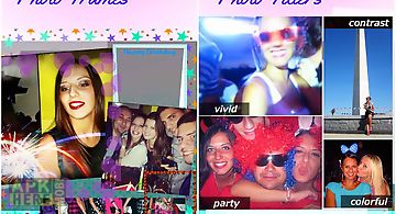 Birthday photo collage frames