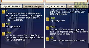 Kamus dictionary indonesia