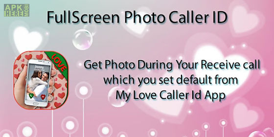 love theme photo caller id