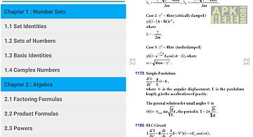 1300 maths formulas