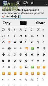 message symbols & characters