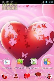 theme hearts for go launcher