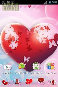 theme hearts for go launcher