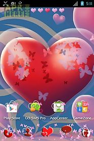 theme hearts for go launcher