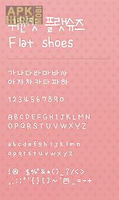 flatshoes dodol launcher font