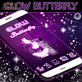 glow butterfly go launcher