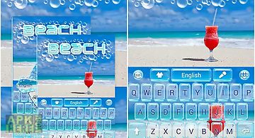 Beach go keyboard theme